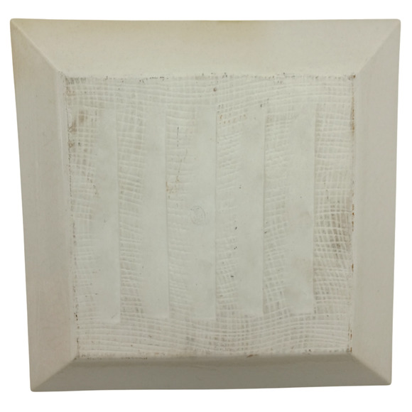 Vintage Oribe Square Plate Tray Hand Painted Ceramic Serving Dish 8" - Picture 7 of 12